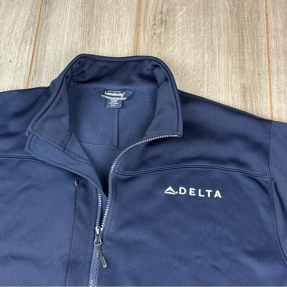 Delta Airlines Jackets Men’s XXL 2XL Full Zip Blue